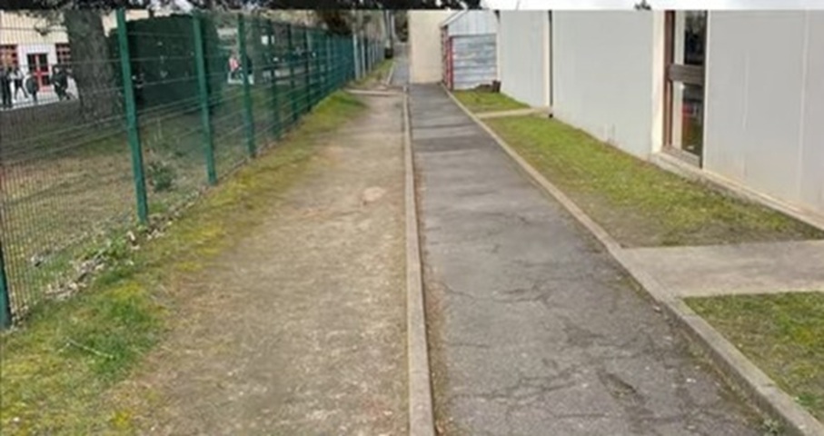 Avant la création des accès au Centre Maurice Préault à Boissy Saint Léger (94)